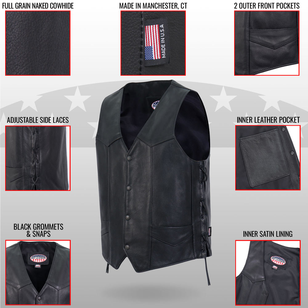 Hot Leathers VSM5008 USA Made Men&