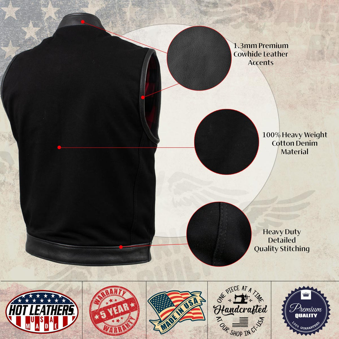 Hot Leathers VSM5101 USA Made Men&
