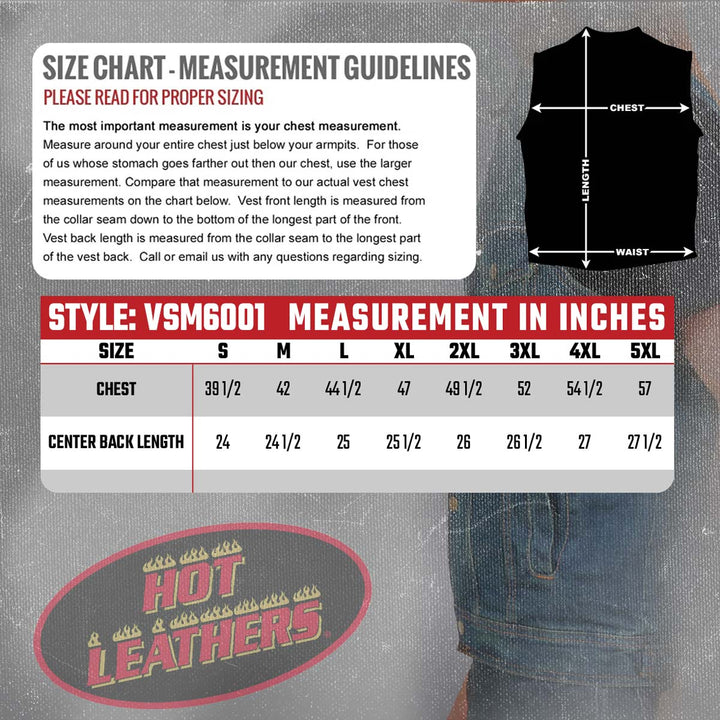 Hot Leathers VSM6001 Men&