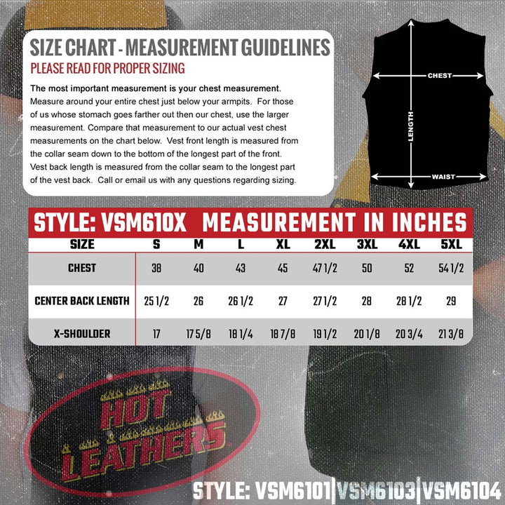 Hot Leathers VSM6102 Men&