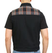 Hot Leathers VSM6204 Men's '2-Tone' Denim and Flannel Club Style Biker Vest