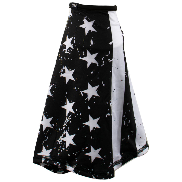 Zan Headgear WB4L091 Convertible Balaclava, SportFlex™ Series Black &amp; White Flag