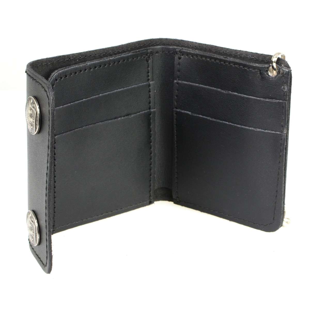 Hot Leathers Buffalo Nickel Bi-Fold Wallet WLA1001