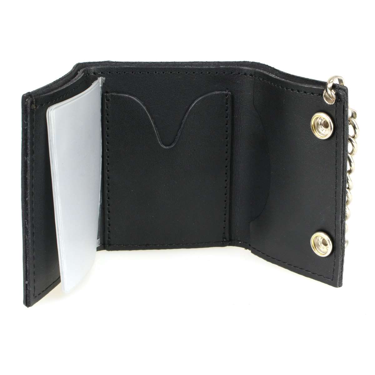 Hot Leathers Skeleton Finger Tri-Fold Wallet WLB1022