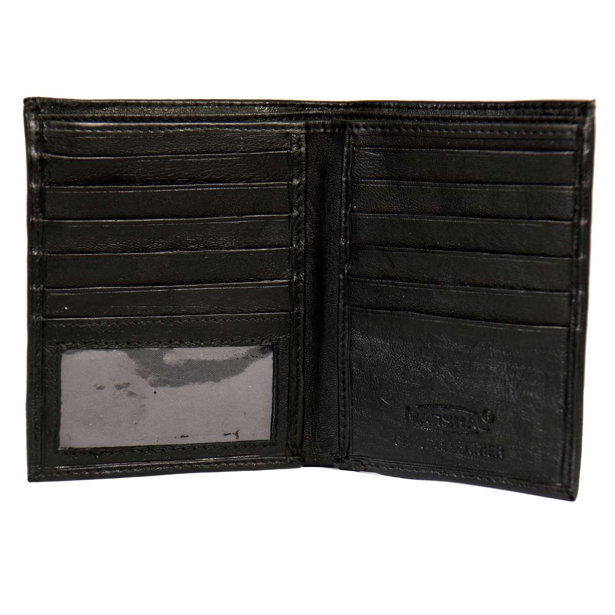 Hot Leathers Bi-Fold RFID Blocking Wallet with Zipper Pocket WLD1017