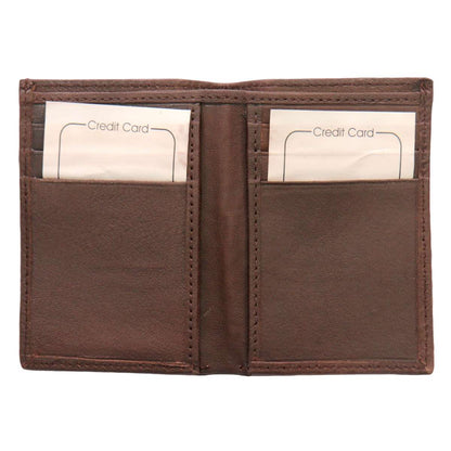 Hot Leathers Brown Credit Card Holding Wallet WLD1021