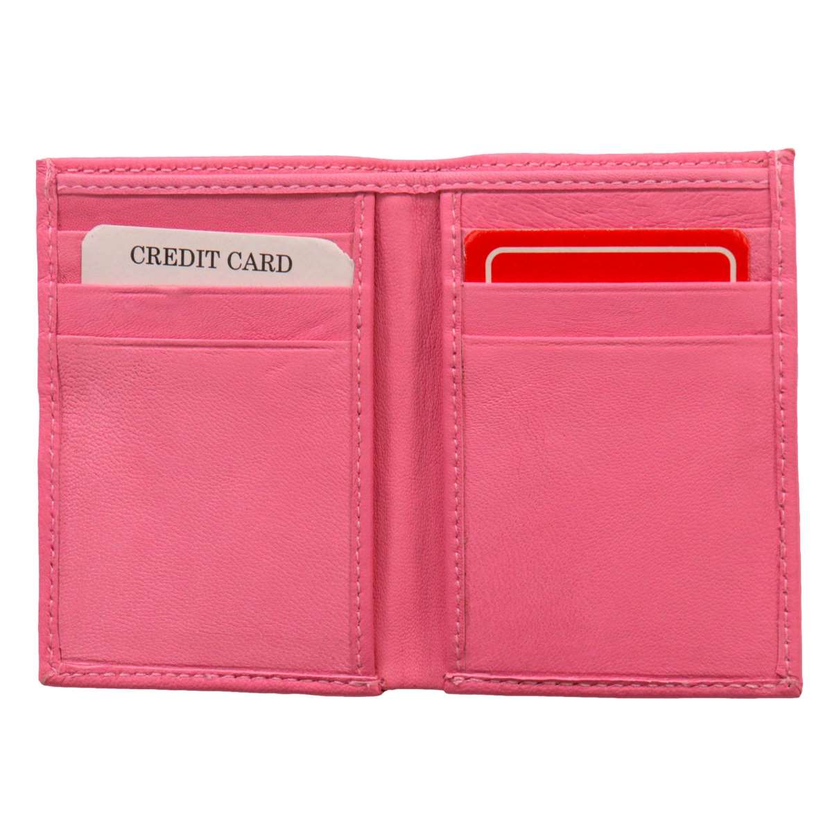 Hot Leathers Pink Credit Card Holding Wallet WLD1022