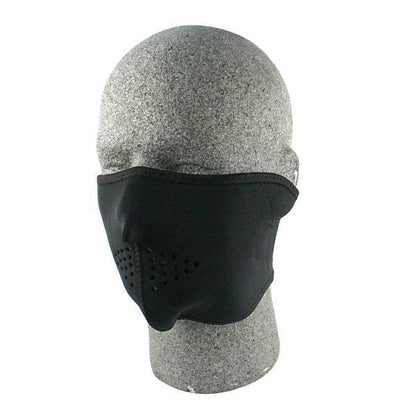 ZanHeadgear WNFM114H Neoprene Half Mask Solid Black