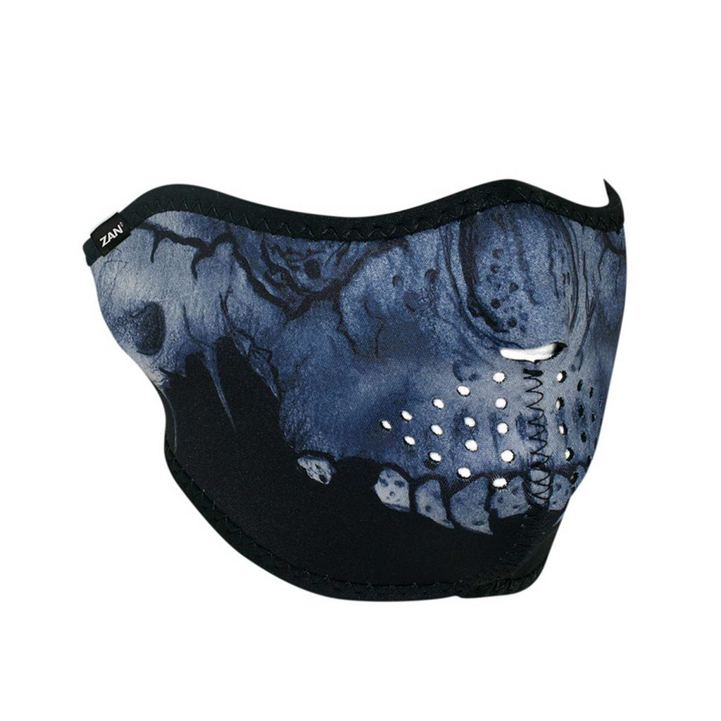 ZanHeadgear WNFM417H Half Mask Neoprene Midnight Skull – Milwaukee