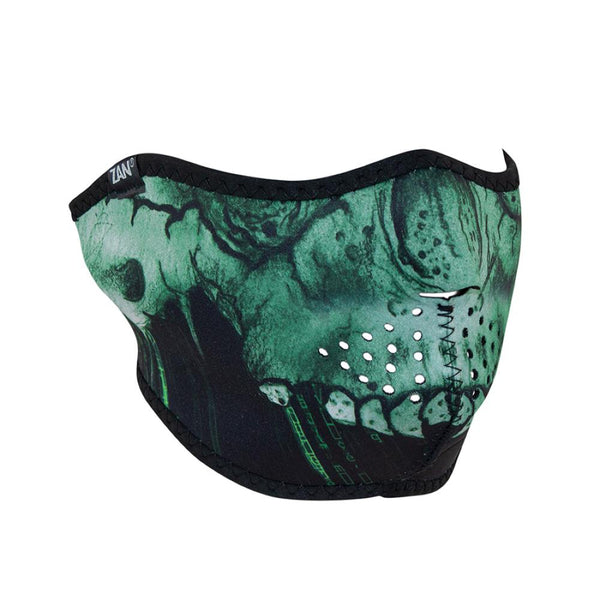 ZanHeadgear WNFM452H Half Mask Neoprene Cyber Skull – Milwaukee