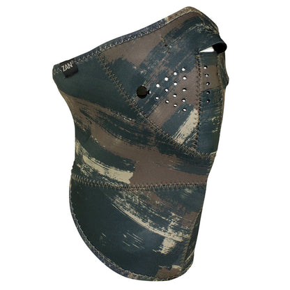 ZanHeadgear WNX125H3 Neo-X Half Mask with Bamboo Filter Dark Brushed Camo