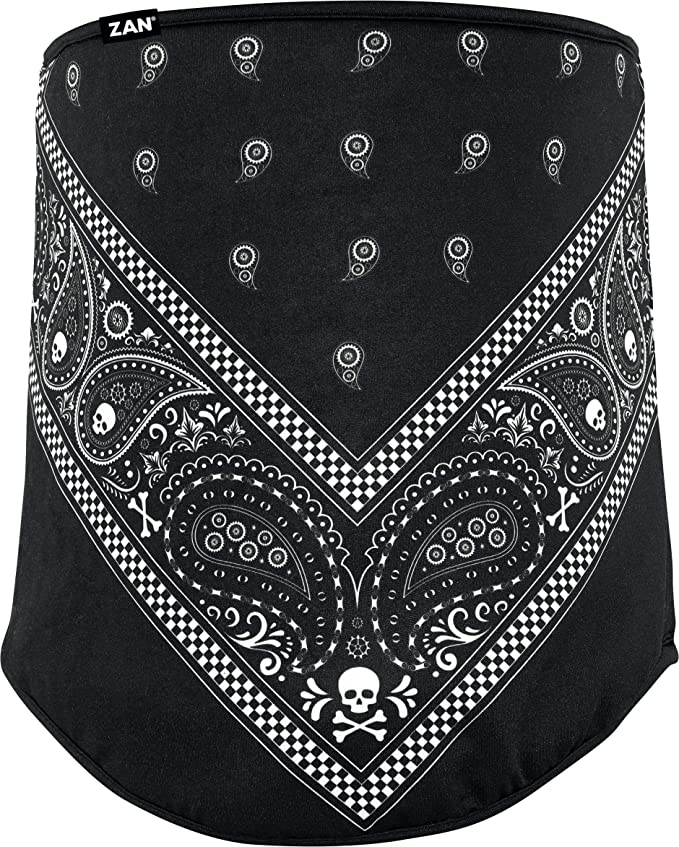 ZanHeadgear WNX196H3 Neo-X Half Mask with Bamboo Filter Classic Black Paisley