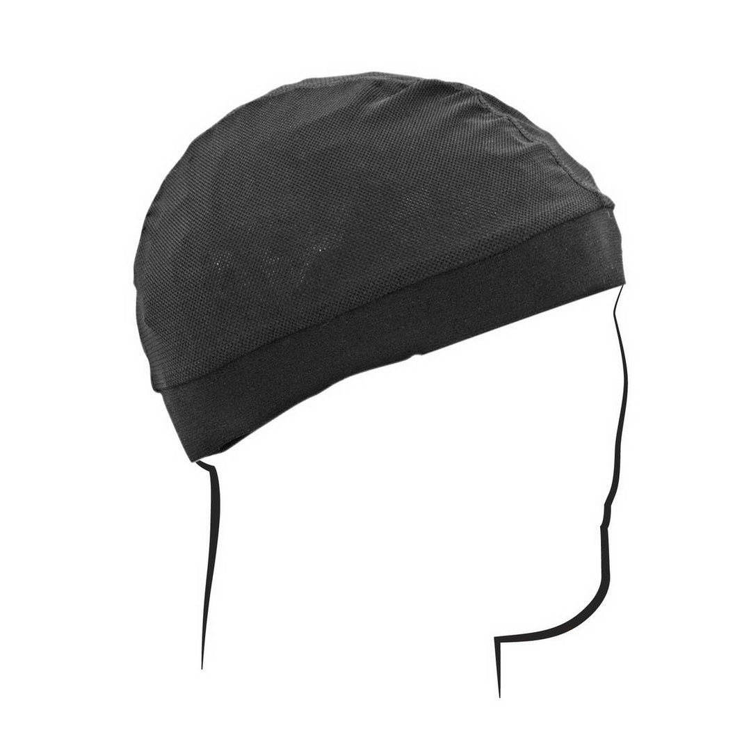 ZanHeadgear WSC114M Mesh Skull Cap with Comfort Band Black