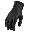 Men’s XG2054 Black Biker Leather Motorcycle Riding Gloves