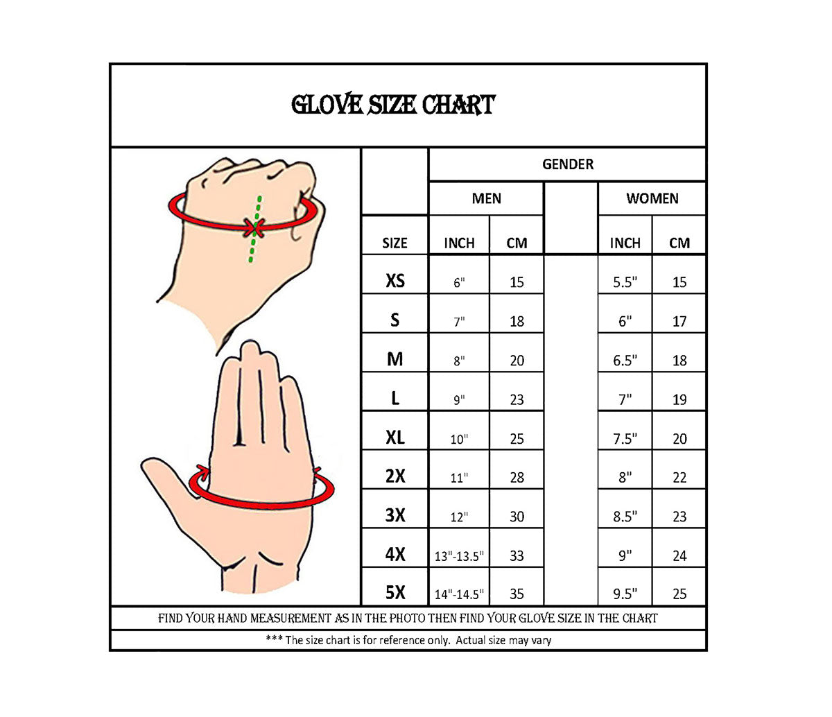 Men’s XG2054 Black Biker Leather Motorcycle Riding Gloves