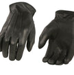 Men’s XG2056 Black Winter Biker Leather Motorcycle Riding Gloves