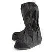 Unisex XS002 Black Full Coverage Hard Walking Sole Motorcycle Rain Boot Covers