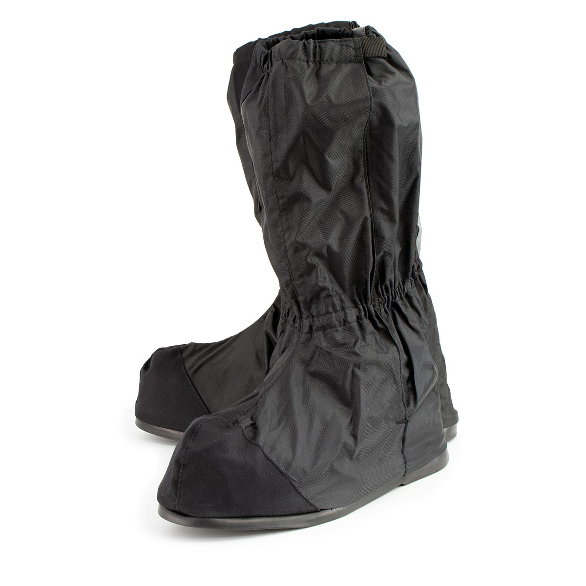 Unisex XS002 Black Full Coverage Hard Walking Sole Motorcycle Rain Boot Covers