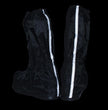 Unisex XS002 Black Full Coverage Hard Walking Sole Motorcycle Rain Boot Covers