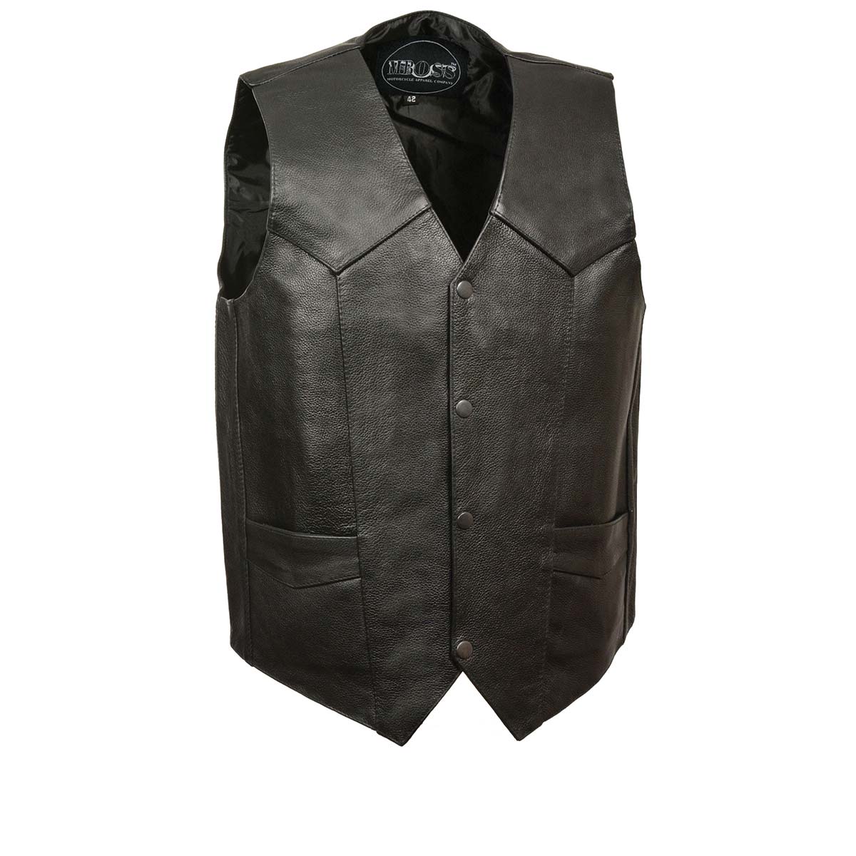 Men’s XS102 Black Classic Motorcycle Vest