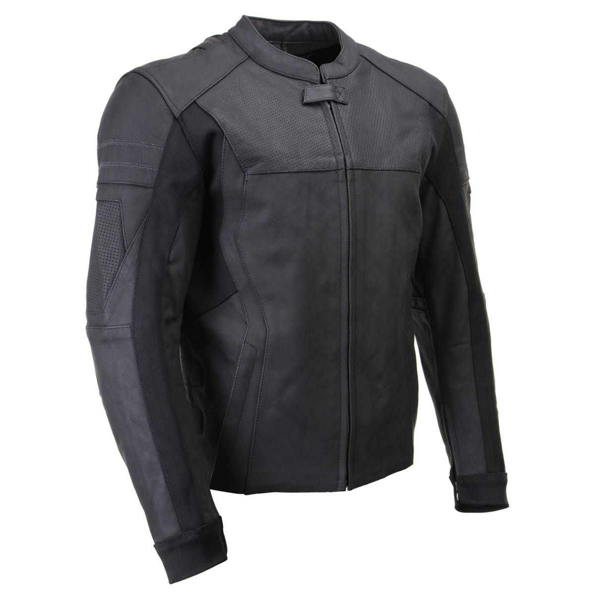 Milwaukee Leather LKM17014 Men's Matte Black Premium Leather