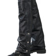 Genuine Leather XS1115 Men’s Classic Black Leather Chaps