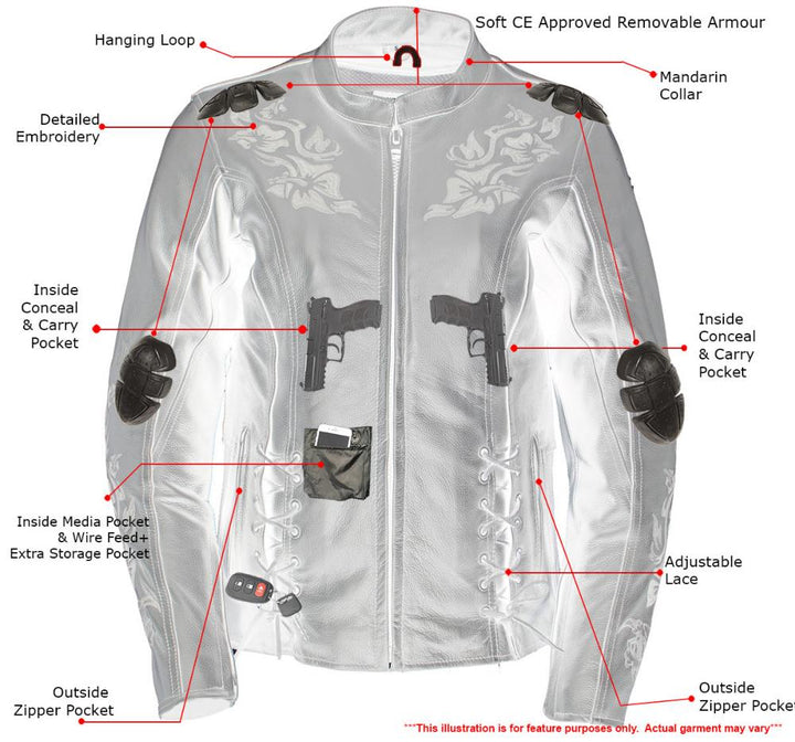 Milwaukee Leather LKL27008 Women&