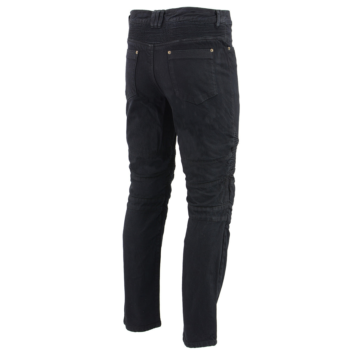 Men’s XS2822 Black Denim Motorcycle Pants with CE Approved Armor