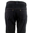 Ladies XS2823 Black Denim Motorcycle Pants with CE Approved Armor