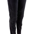 Ladies XS2823 Black Denim Motorcycle Pants with CE Approved Armor