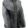NexGen Ladies XS5001 Black and Grey Water Proof Rain Suit with Reflective Piping