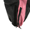 NexGen Ladies XS5001 Black and Pink Water Proof Rain Suit with Reflective Piping
