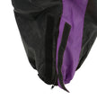 NexGen Ladies XS5001 Black and Purple Water Proof Rain Suit with Reflective Piping