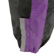 NexGen Ladies XS5001 Black and Purple Water Proof Rain Suit with Reflective Piping