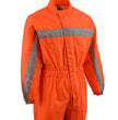 NexGen Men’s XS5004 Orange Hi-Viz Water Proof Rain Suit with Reflective Panels