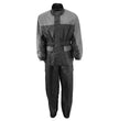 NexGen XS5031 Women's Grey and Black Water Proof Rain Suit with Cinch Sides
