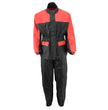 NexGen XS5031 Women's Red and Black Water Proof Rain Suit with Cinch Sides