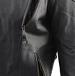 Event Leather XS5410 Men’s Vented Scooter Jacket with Antique Brass Hardware