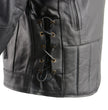 Event Leather XS5410 Men’s Vented Scooter Jacket with Antique Brass Hardware