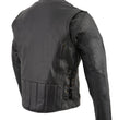 Event Leather XS5410 Men’s Vented Scooter Jacket with Antique Brass Hardware
