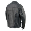 Milwaukee Leather XS7083 Women's Black ‘Euro Racing’ Vented Leather Jacket with Side Stretch