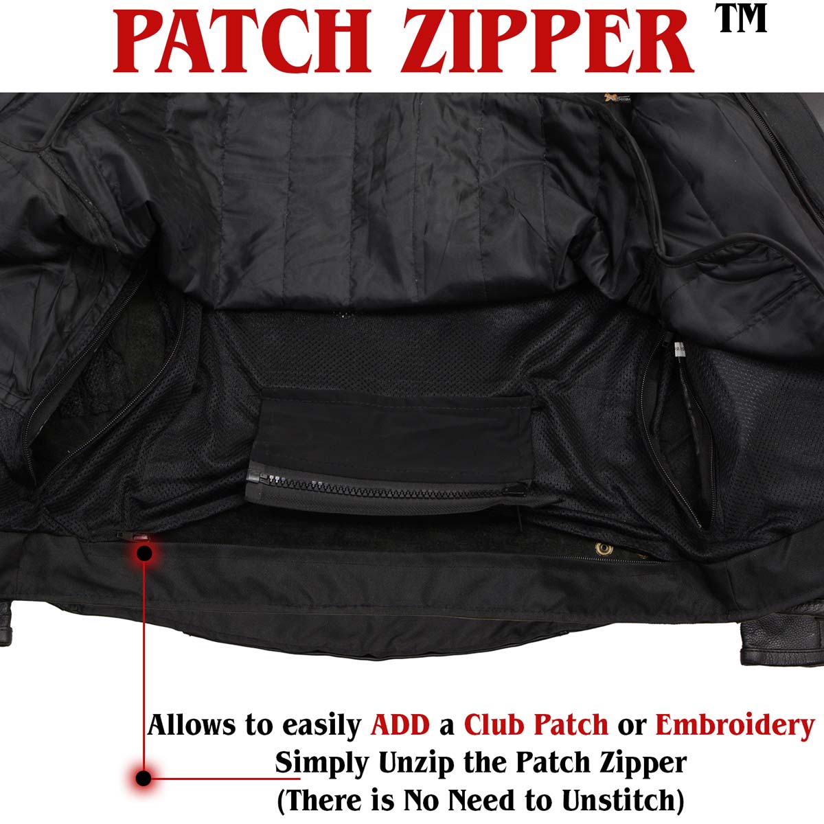 Milwaukee Leather LKM17015 Men's Premium Black Leather Vented Racer Style Motorcycle Bker Jacket w/ CE Armor