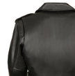 Z1R1011 Men's Black ‘9MM’ Classic Side Lace’ Motorcycle Jacket